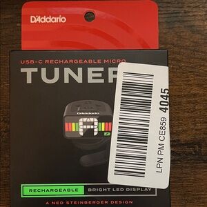 Rechargeable USB-C Micro Tuner — Black